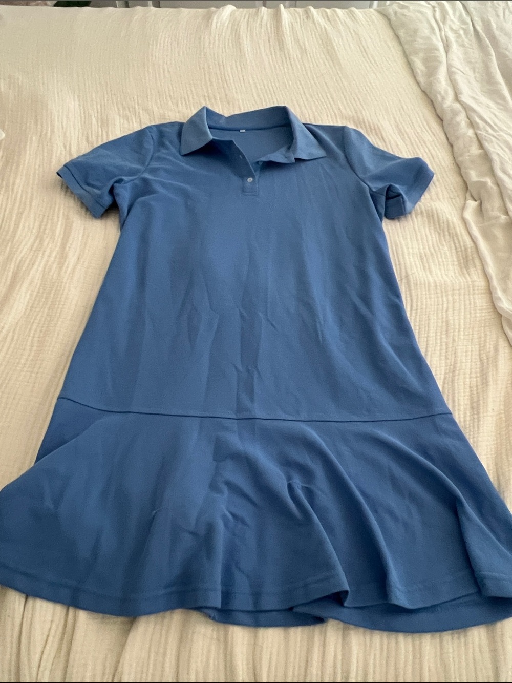 Blue Golf Shirt  Dress